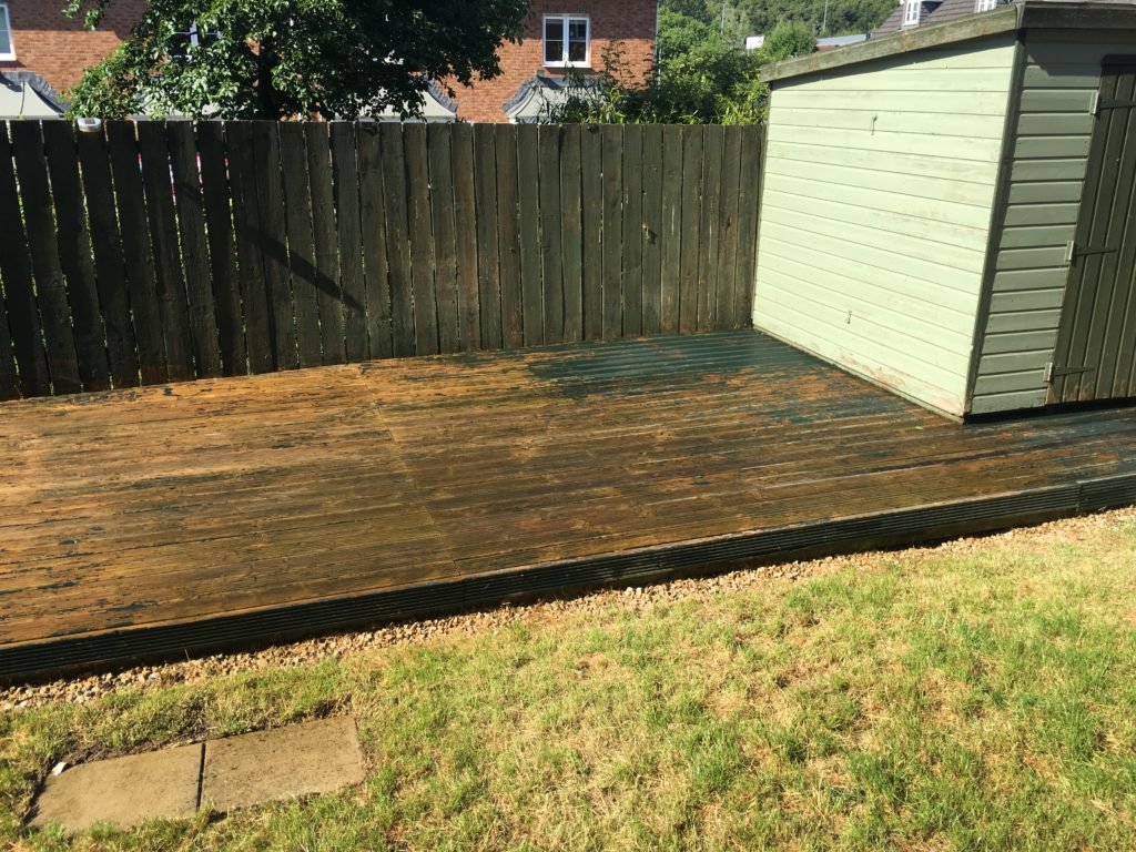 Window Cleaner Clydebank 5 Decking pressure washed in Clydebank — decking after pressure washing