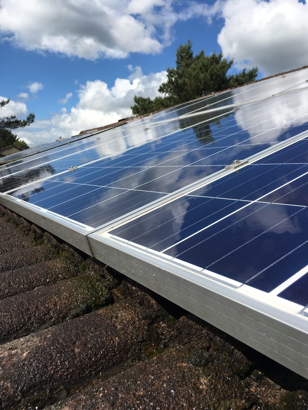 solar panel cleaning