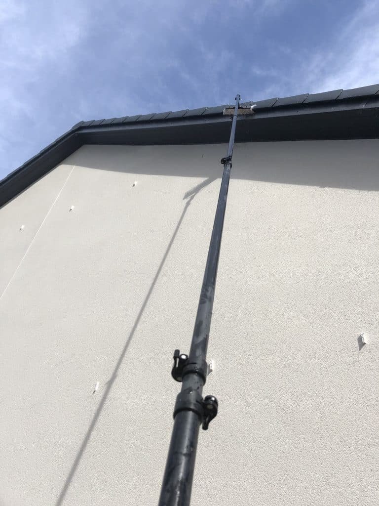 Window cleaning in Glenmavis with a water-fed pole